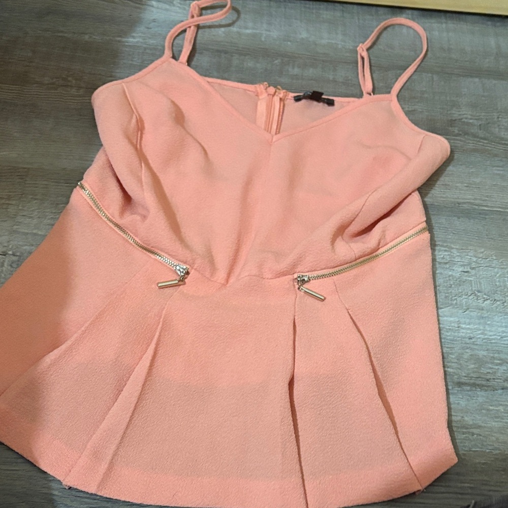 Dynamite Coral Sleeveless Top